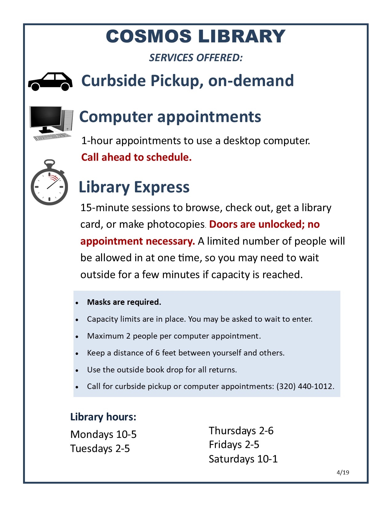 Cosmos Public Library