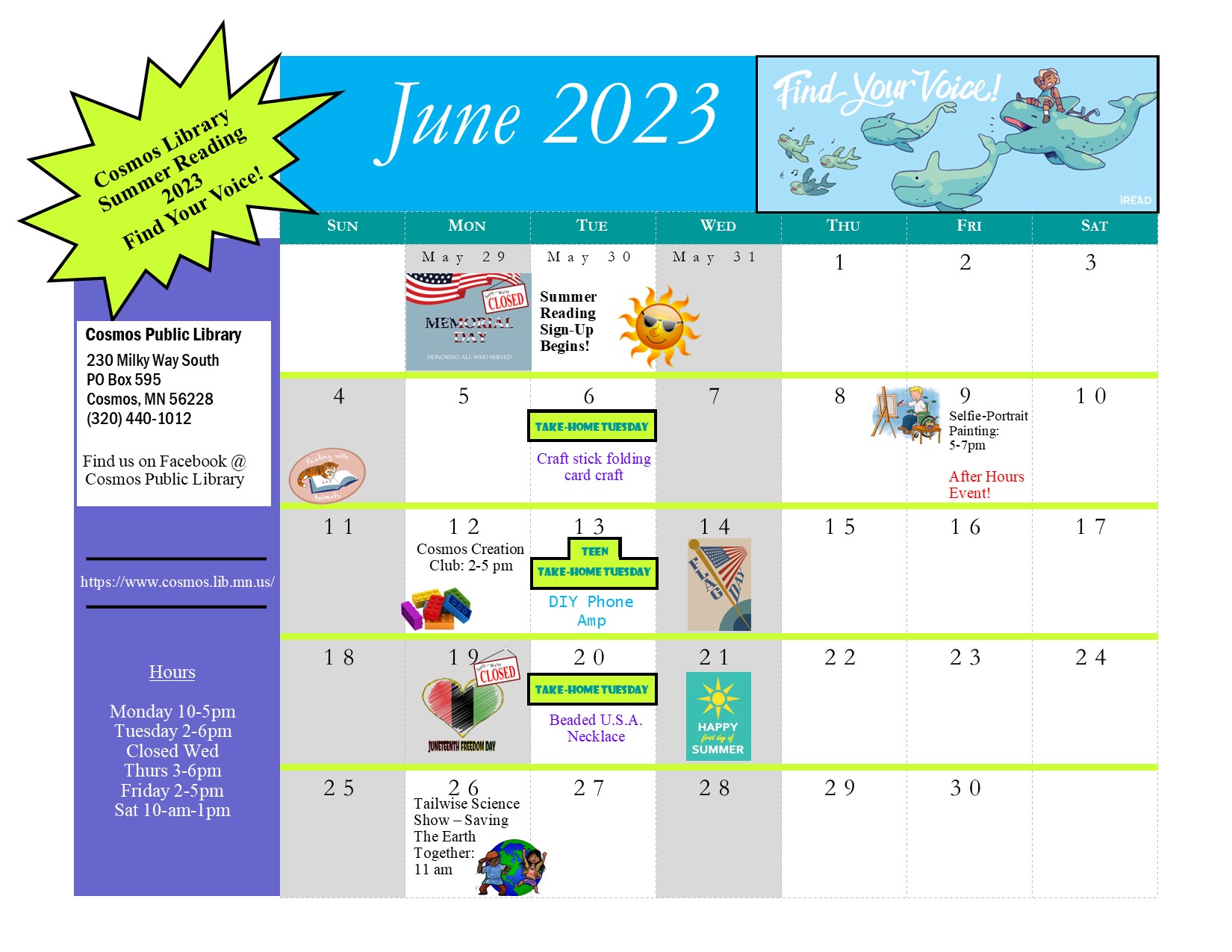 Cosmos Public Library